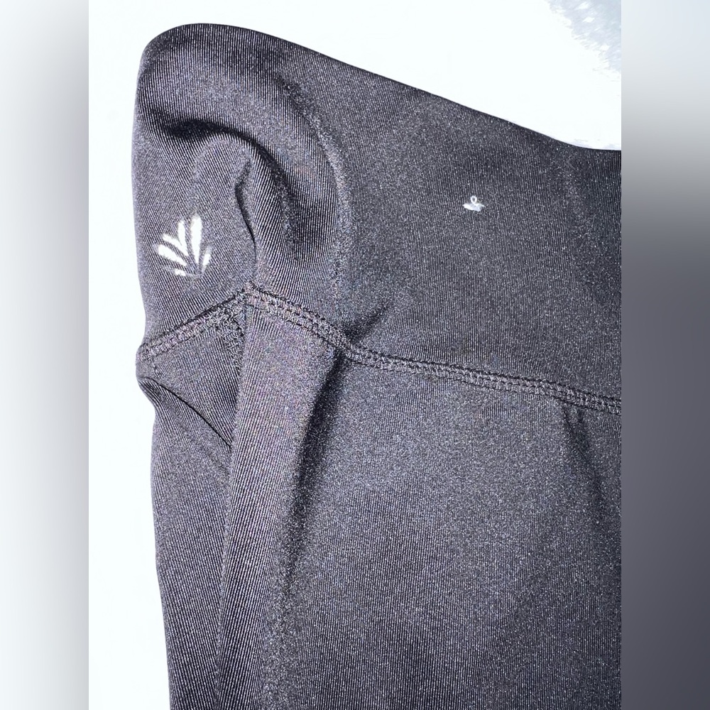 4/$10 Bundle Sale: EUC Forever 21 Active Black Mesh Side Panel Leggings - Picture 3 of 7